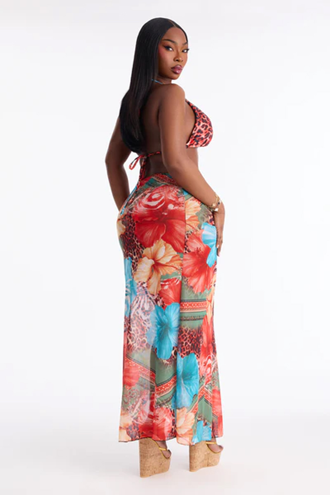 Women Plus Size Summer Boho Fl – обзор и цена Maxi Dress Halter