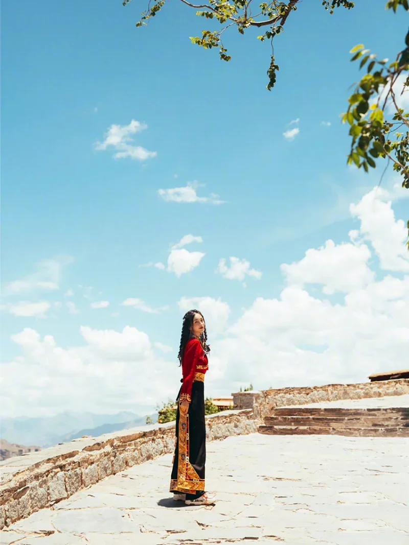 Traditional Tibetan Dress Wrap – обзор и цена Linen Dress Wrap