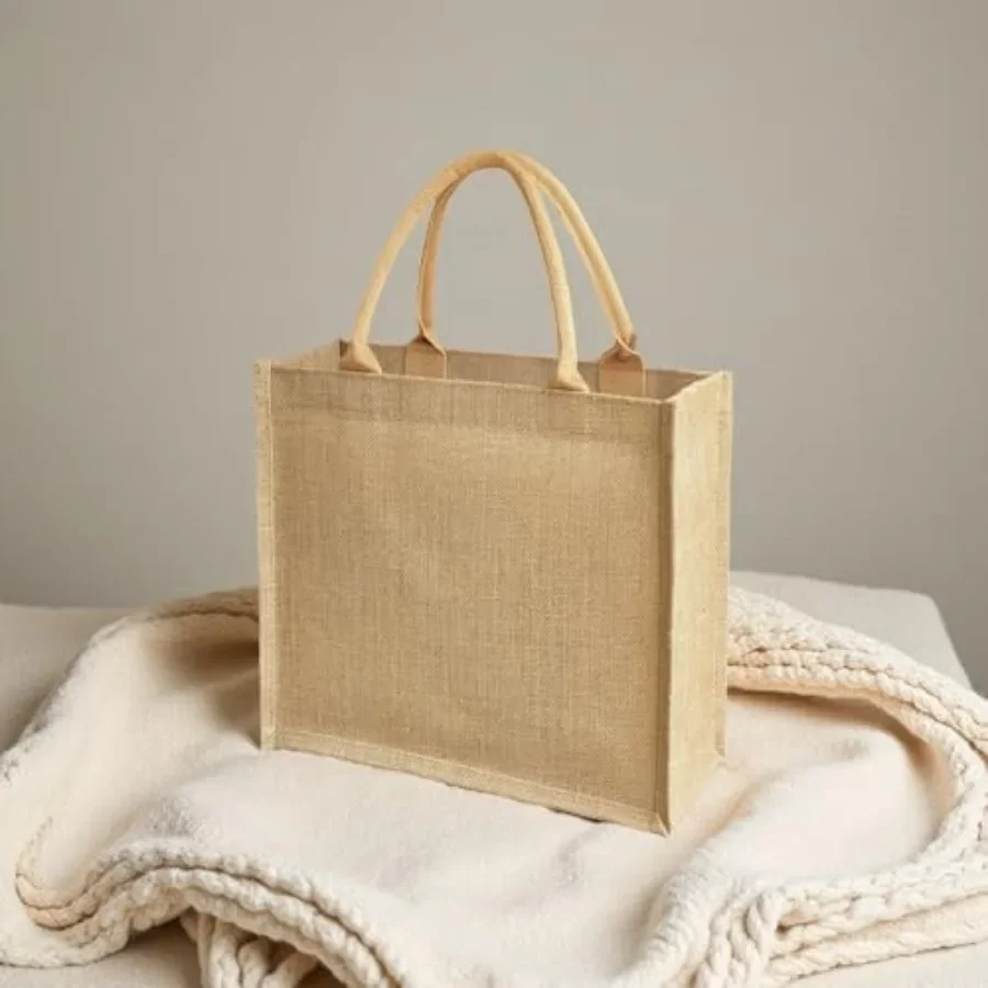 15 Pack Burlap Tote Bags 12x12 – обзор и цена Tote Bag Beach