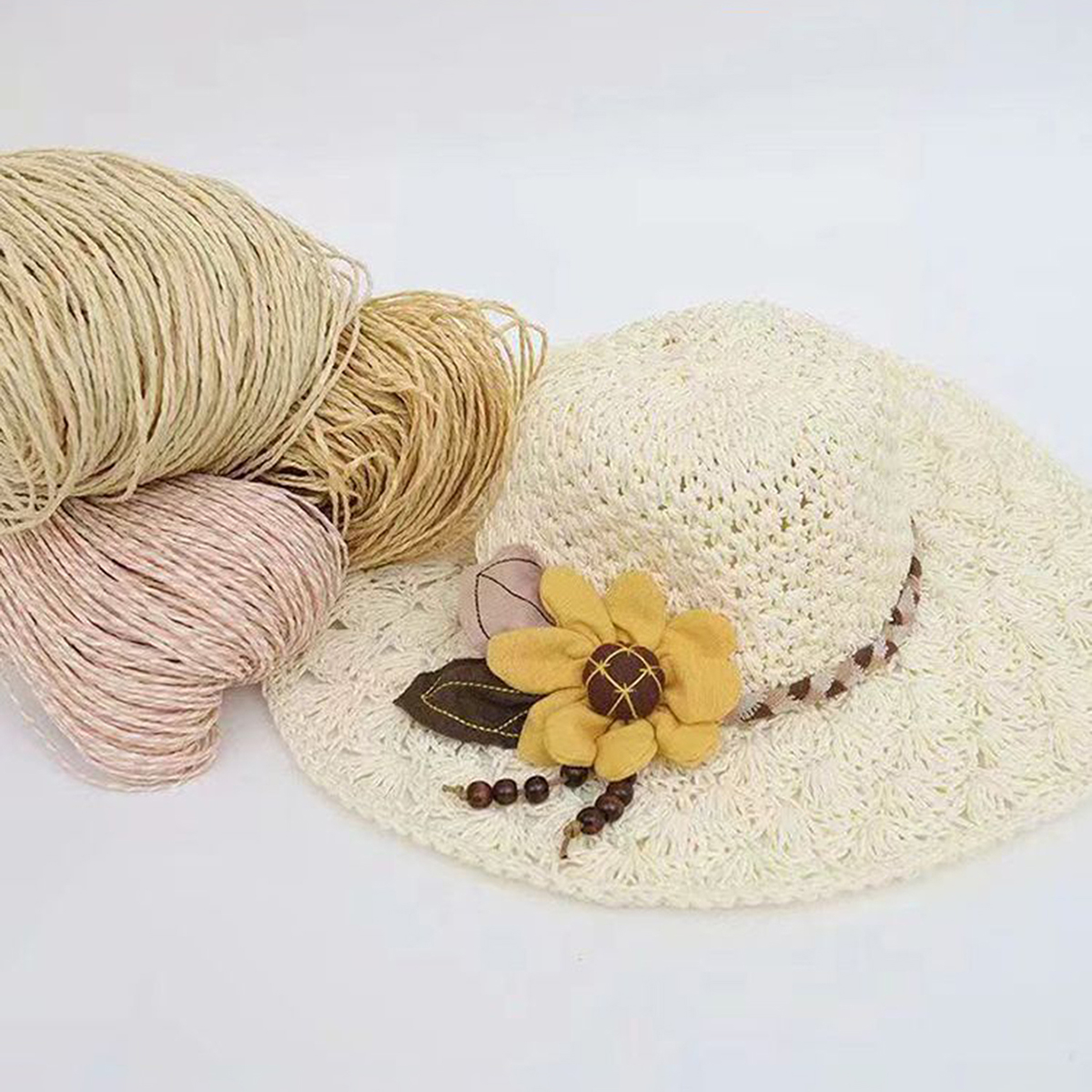 100g Raffia Straw Yarn Handmad – обзор и цена Crochet Bag Raffia
