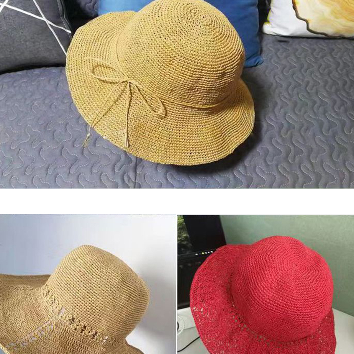 100g Raffia Straw Yarn Handmad – обзор и цена Crochet Bag Raffia