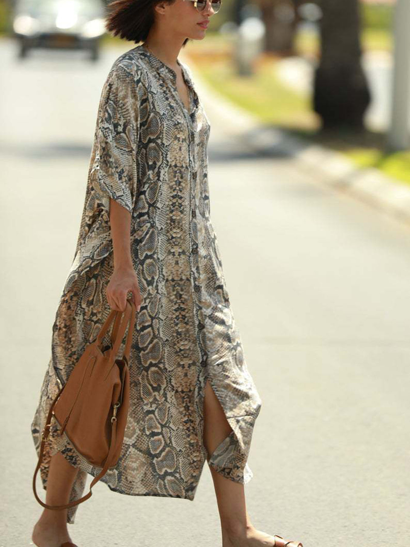 Bohemian Print Beach Cover-Up  – обзор и цена Cover Up Kaftan
