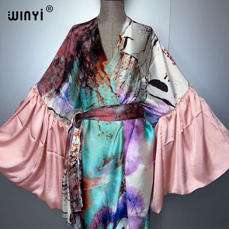 WINYI Summer Kimono party dres – обзор и цена Cover Up Kaftan