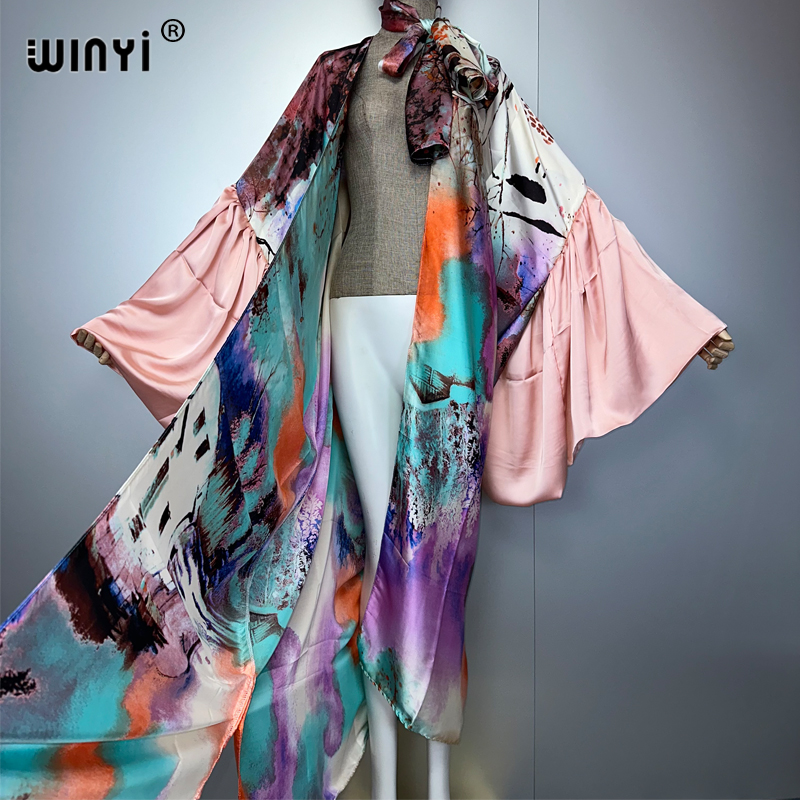 WINYI Summer Kimono party dres – обзор и цена Cover Up Kaftan