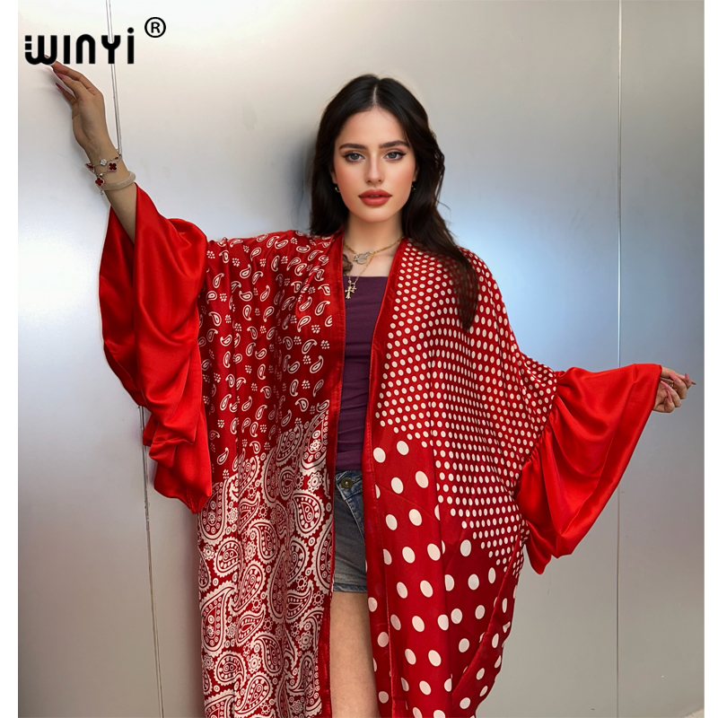 WINYI Summer Kimono party dres – обзор и цена Cover Up Kaftan