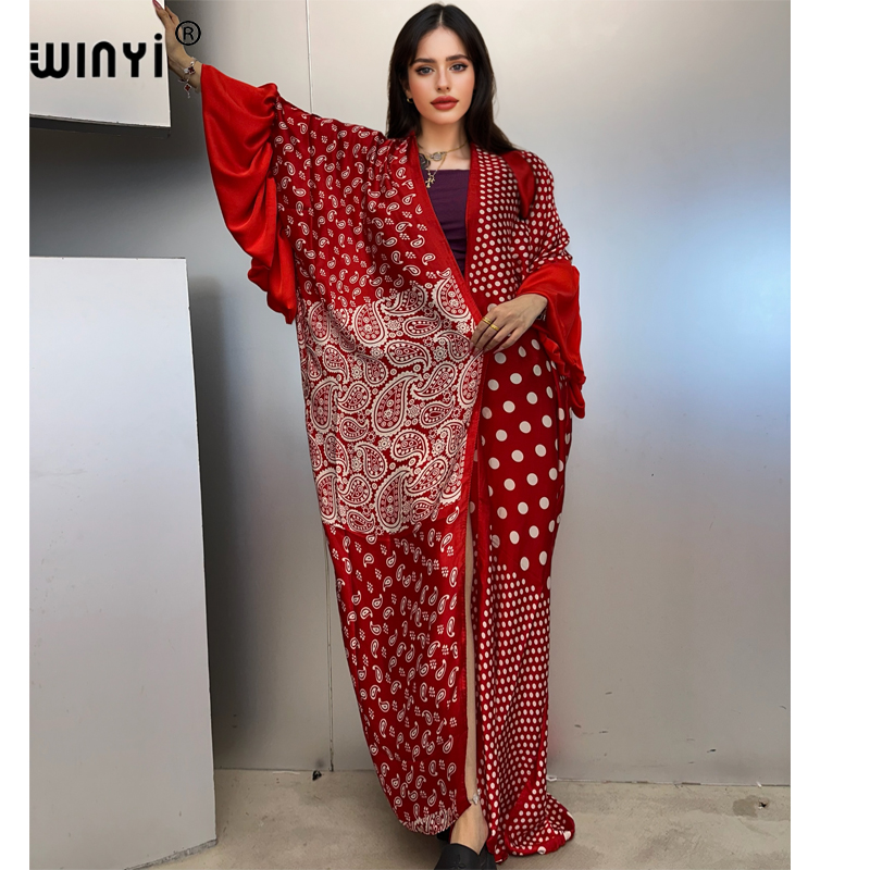 WINYI Summer Kimono party dres – обзор и цена Cover Up Kaftan