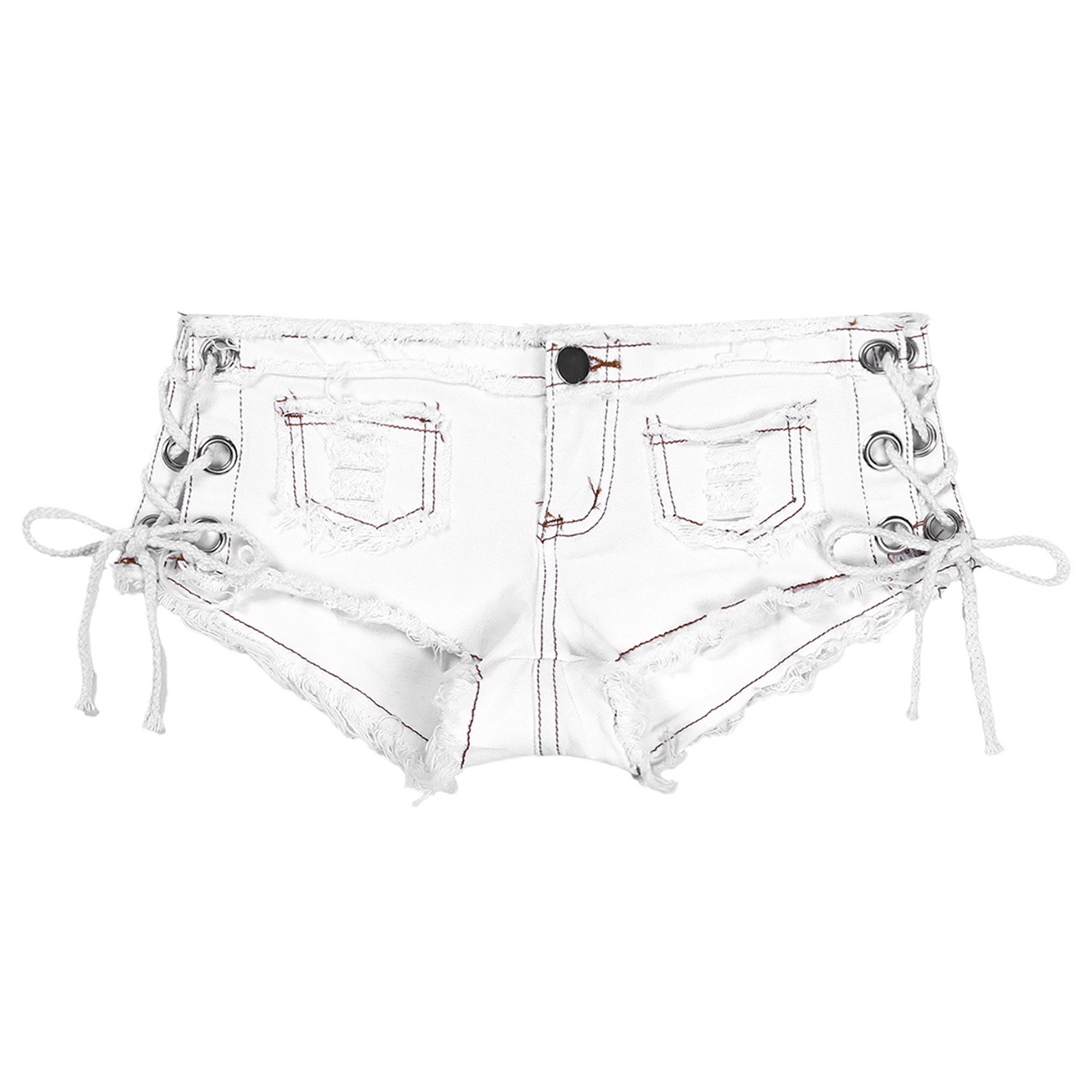 Women Sexy Cut Off Low Waist D – обзор и цена Shorts Denim Frayed