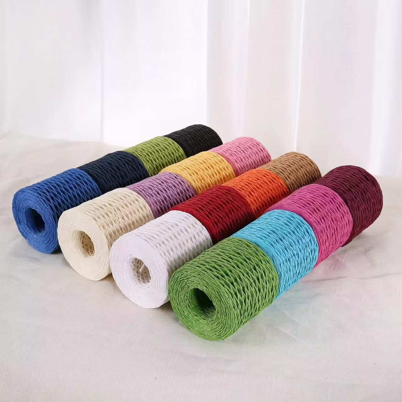 190g Raffia Yarn, Straw Paper  – обзор и цена Crochet Bag Raffia