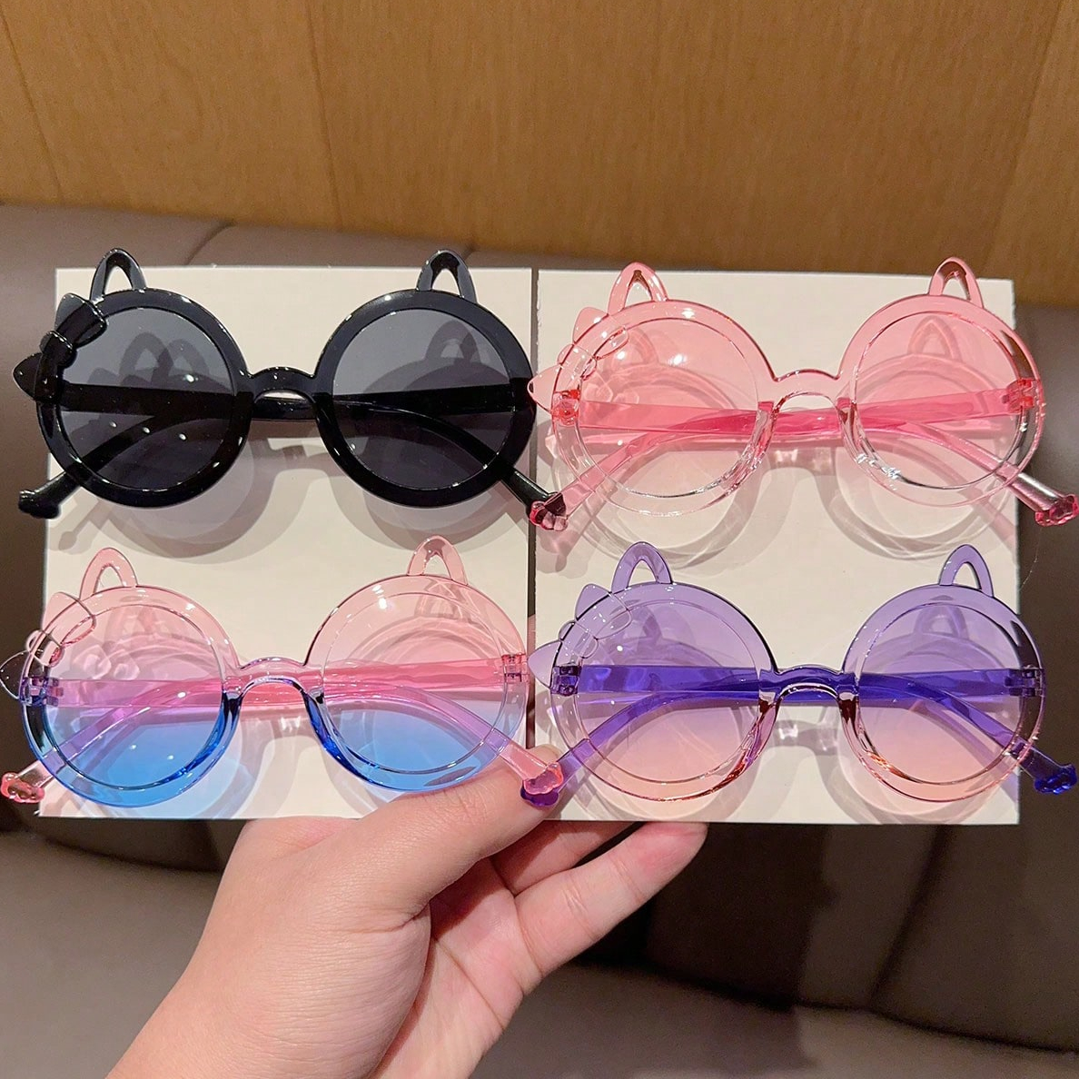 2/4Pcs 2025 Newest Cute Fashio – обзор и цена Sunglasses Cat Eye