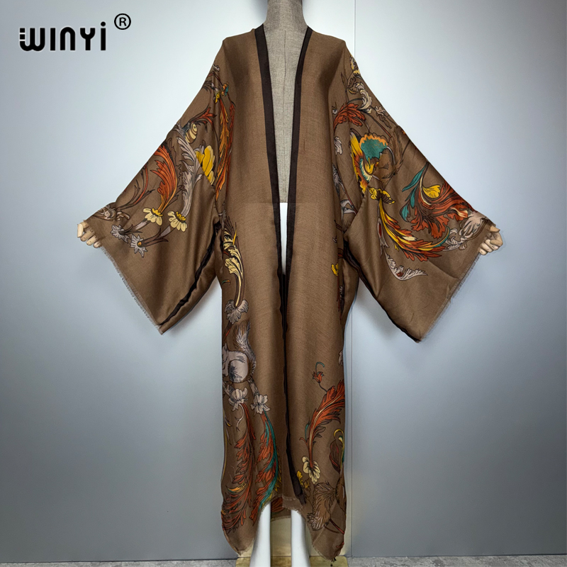 WINYI Africa boho kimono maxi  – обзор и цена Cover Up Kaftan