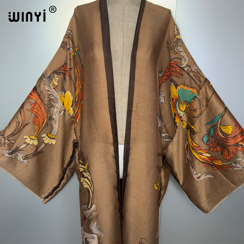WINYI Africa boho kimono maxi  – обзор и цена Cover Up Kaftan
