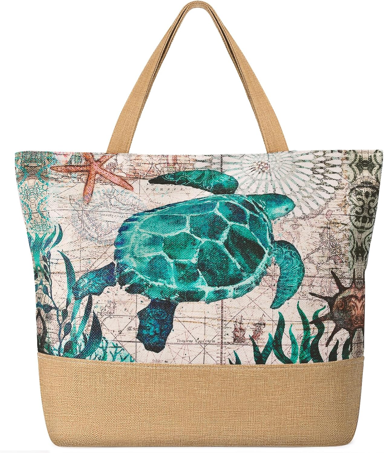 Large Beach Bag for Women with – обзор и цена Tote Bag Beach