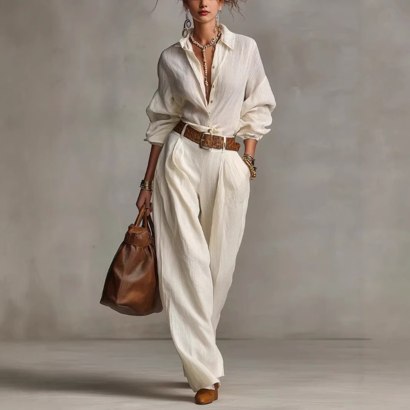 Spring Summer Temperament Soli – обзор и цена Linen Pant Wide