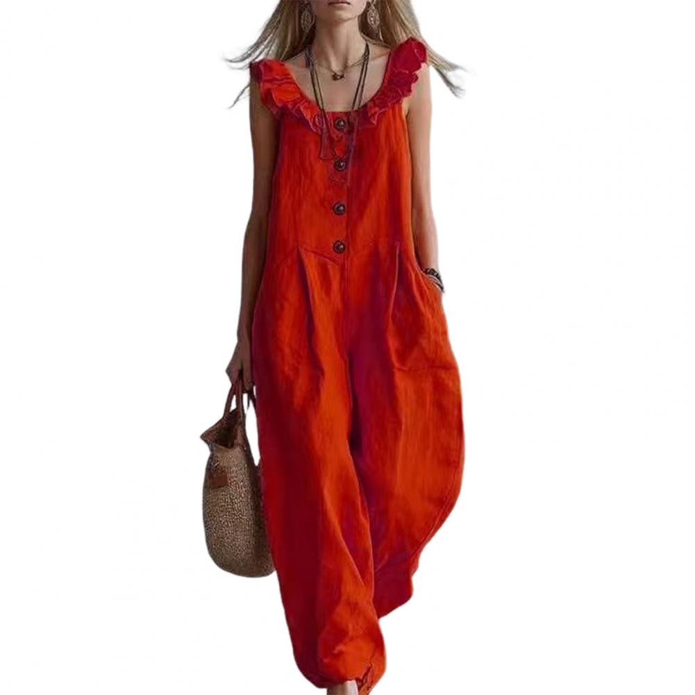 Relaxed Fit Romper Women Women – обзор и цена Jumpsuit Linen Relaxed
