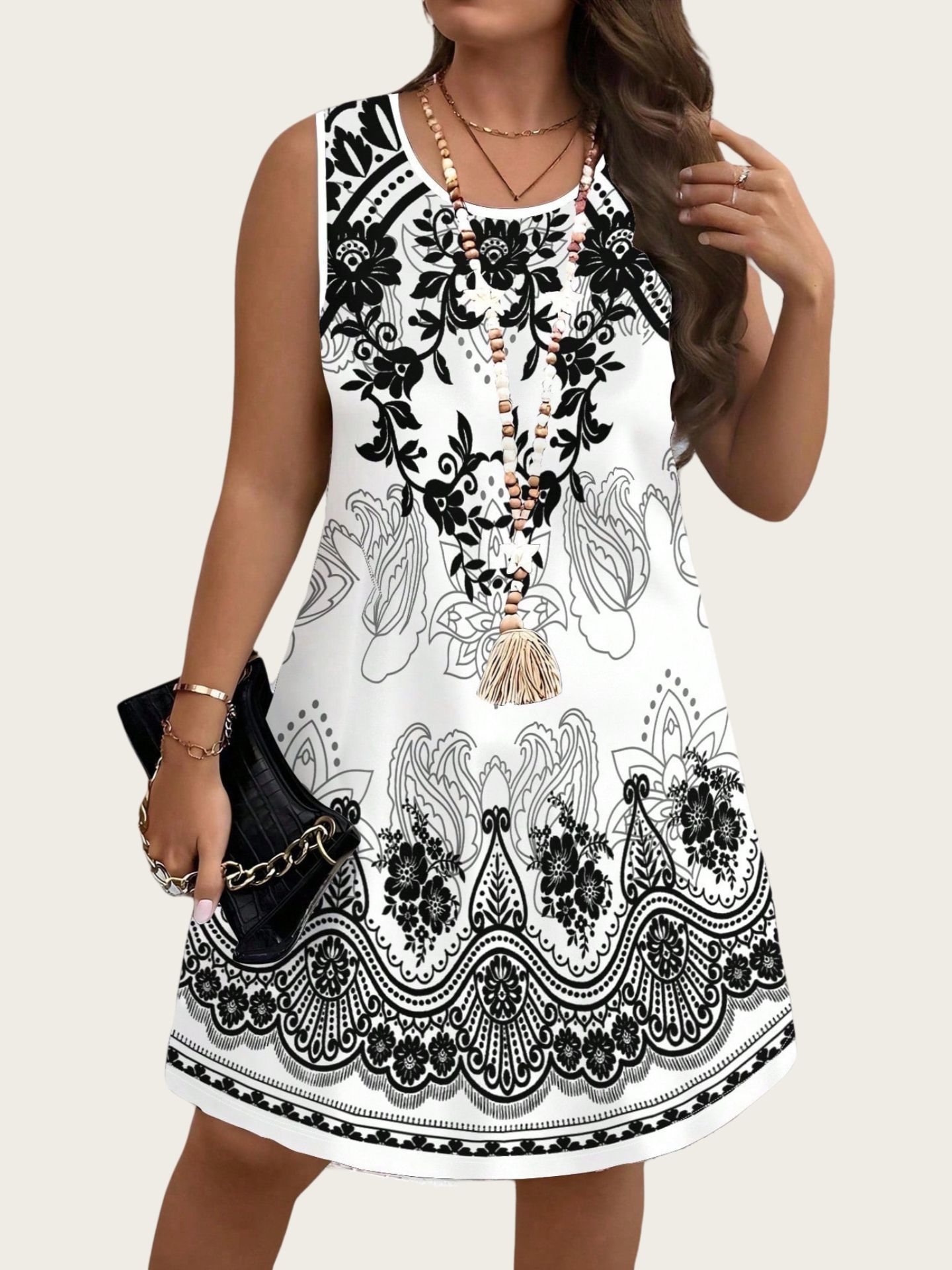 Ethnic Style Vintage Dresses 2 – обзор и цена Romper Floral Print