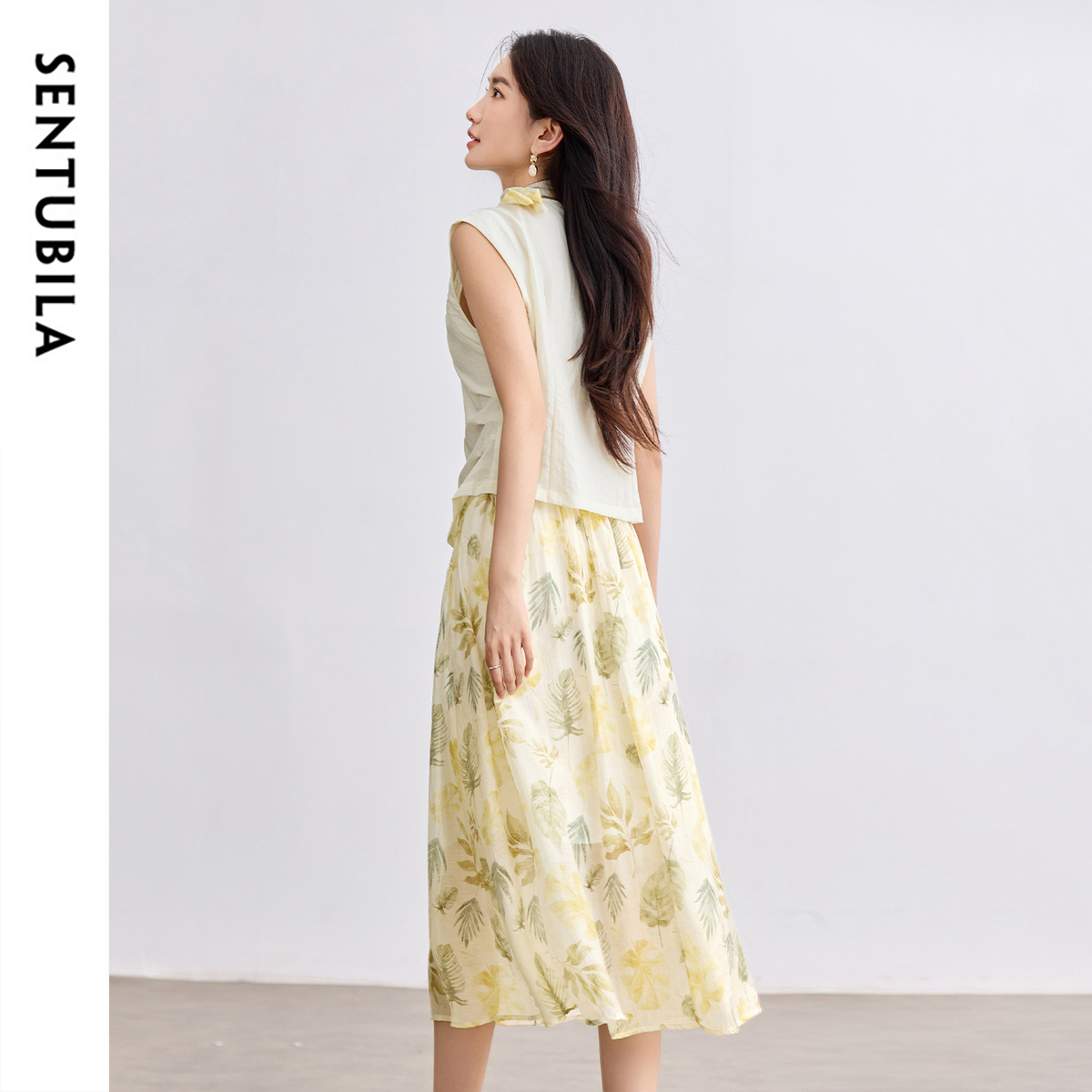 SENTUBILA Elegant Skirt Holida – обзор и цена Midi Skirt Floral