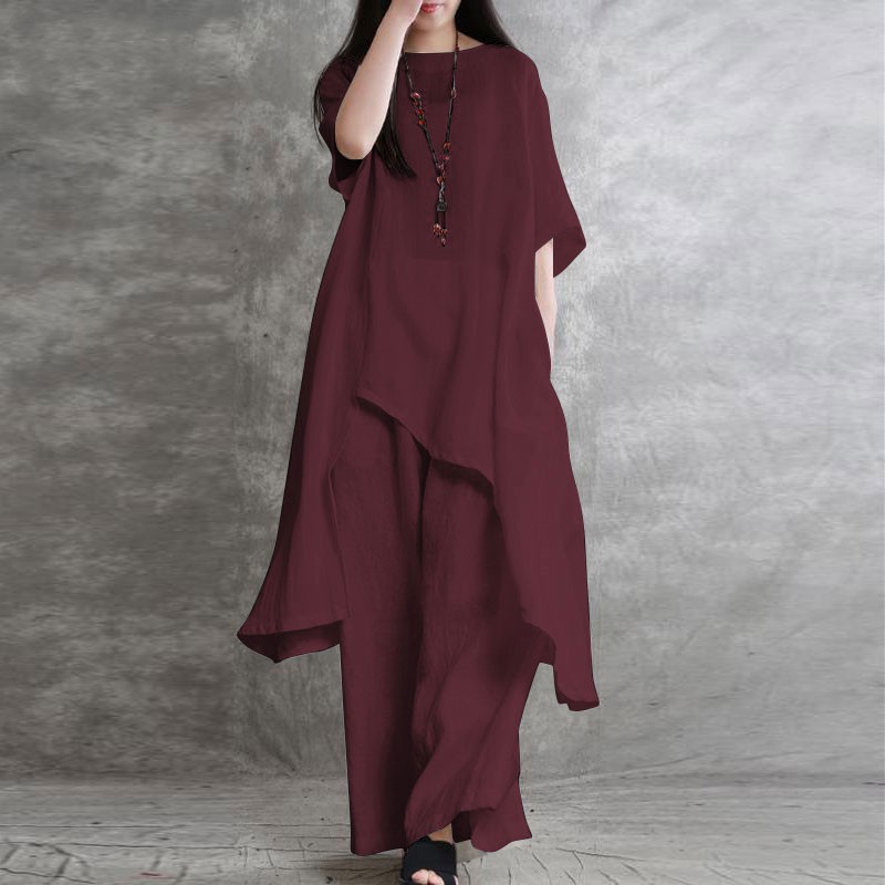 Women's Cotton Linen 2-piece S – обзор и цена Linen Pant Wide