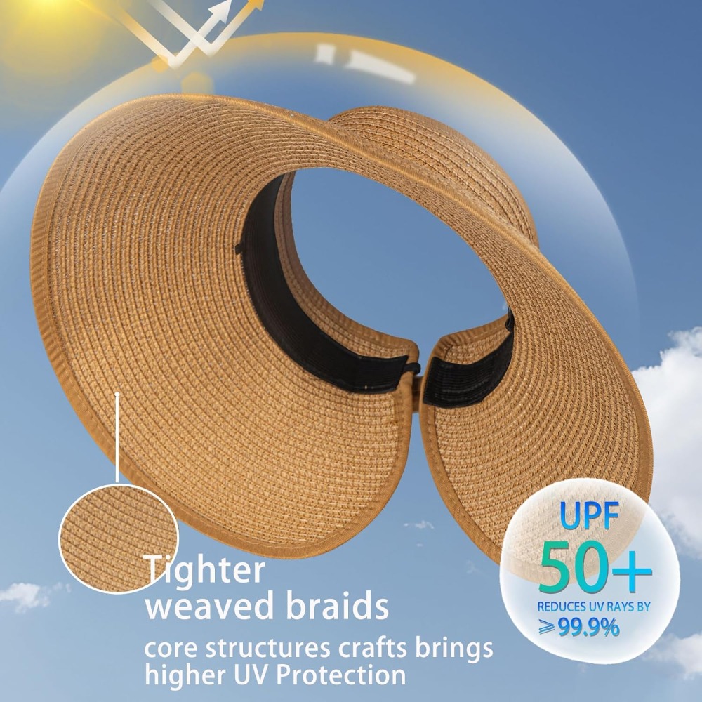 Women's Sun Visor Hats Wide Br – обзор и цена Hat Floppy Wide