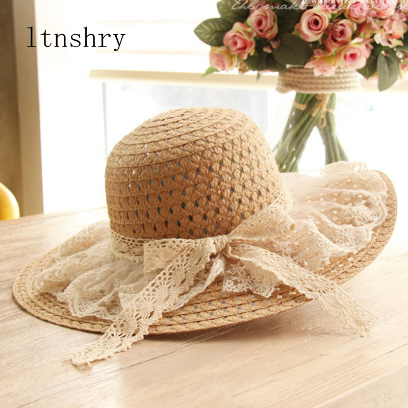 Women Lace Sun Hats For  Wide  – обзор и цена Hat Floppy Wide