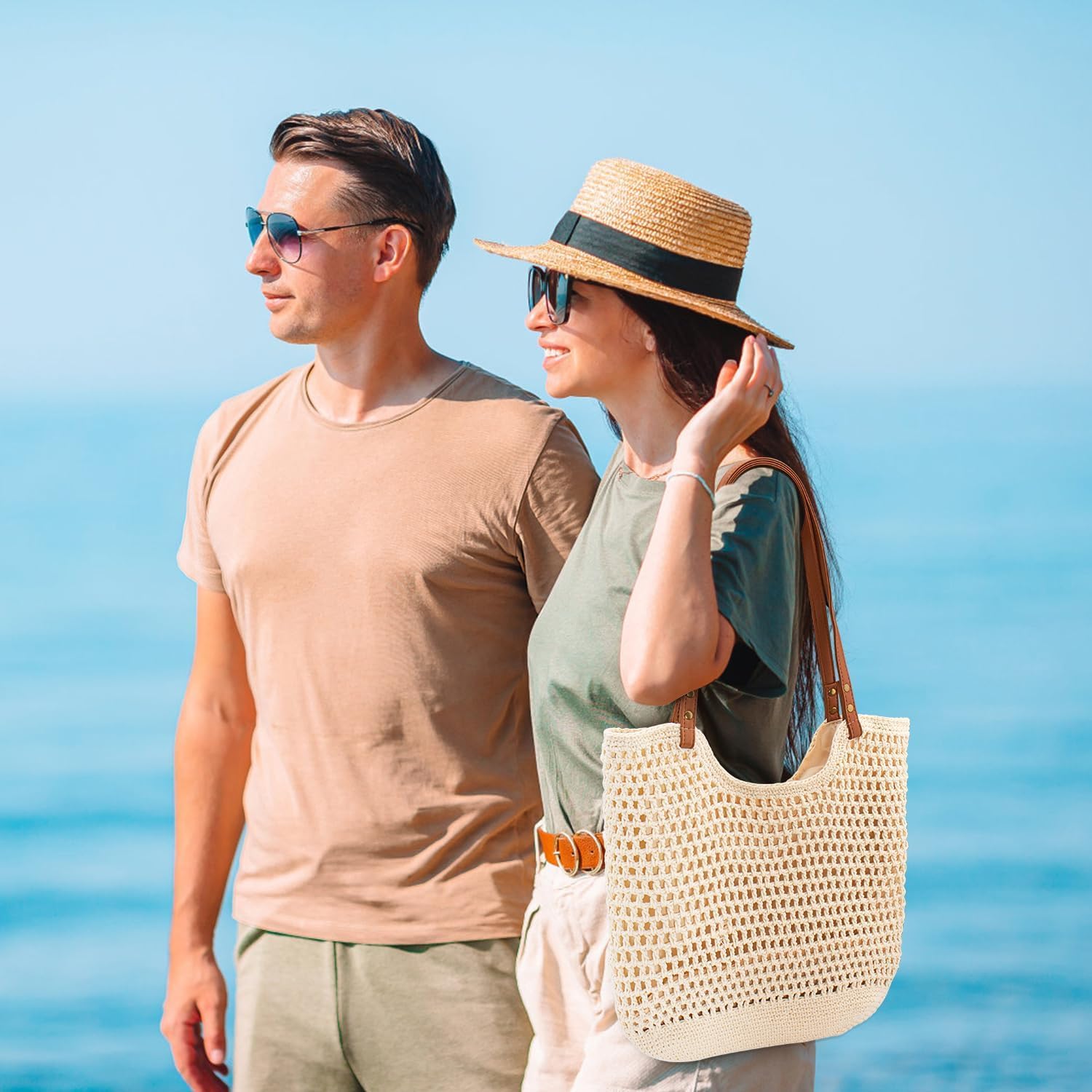 Crochet Beach Bag Purse, Boho  – обзор и цена Tote Bag Beach