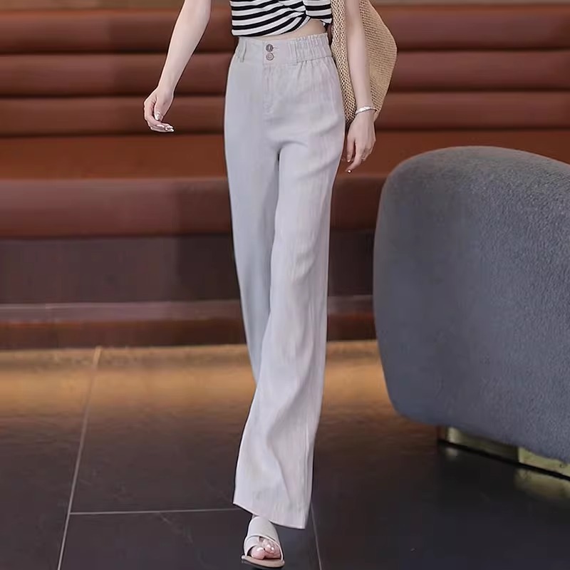 Summer Cool Linen Straight Pan – обзор и цена Linen Pant Wide