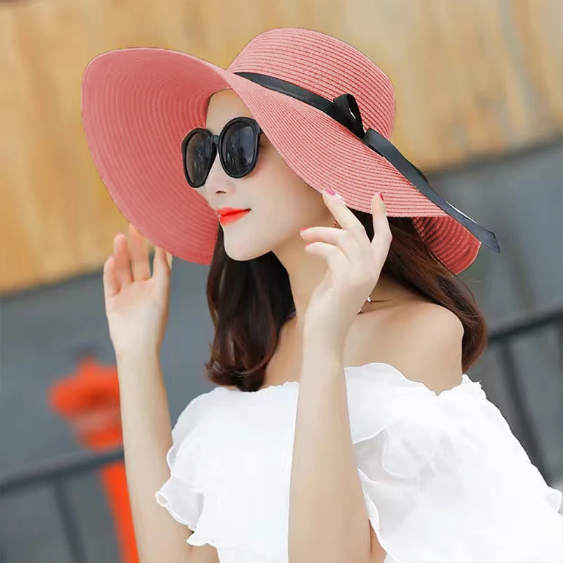 Summer Women Straw Hat Bowknot – обзор и цена Hat Floppy Wide