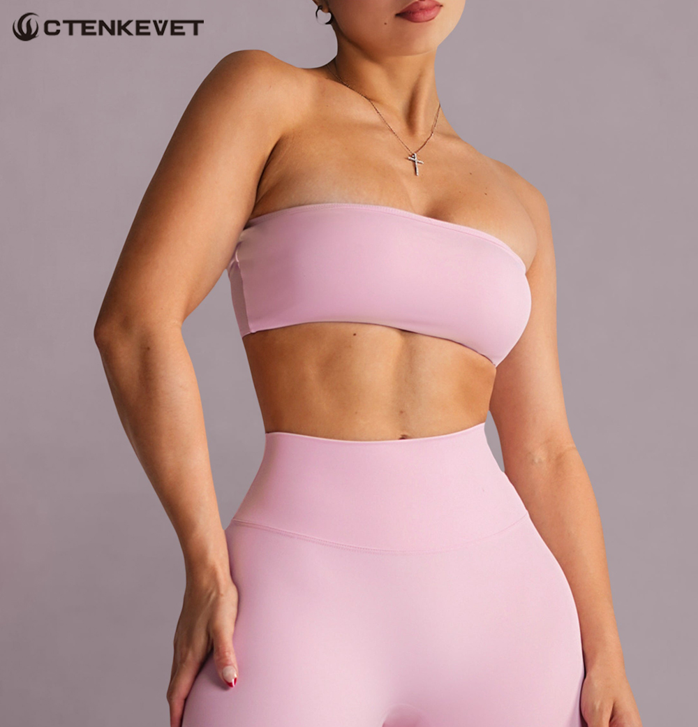 Strapless Sports Bra Gym Crop  – обзор и цена Crop Top Crochet
