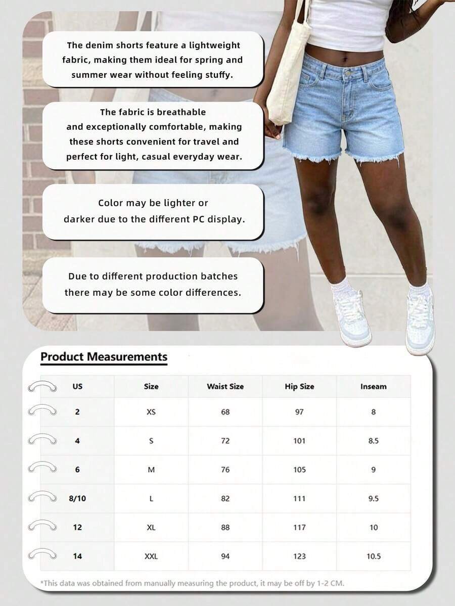 Womens High Waist Light Wash D – обзор и цена Shorts Denim Frayed