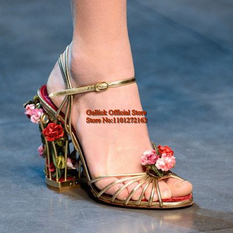 Luxury Bird Cage Women Sandals – обзор и цена Sandal Strappy Heeled