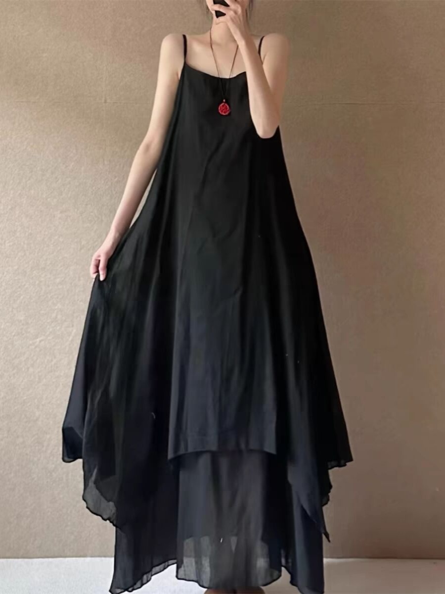 Stylish Large Size Cotton Line – обзор и цена Linen Dress Wrap