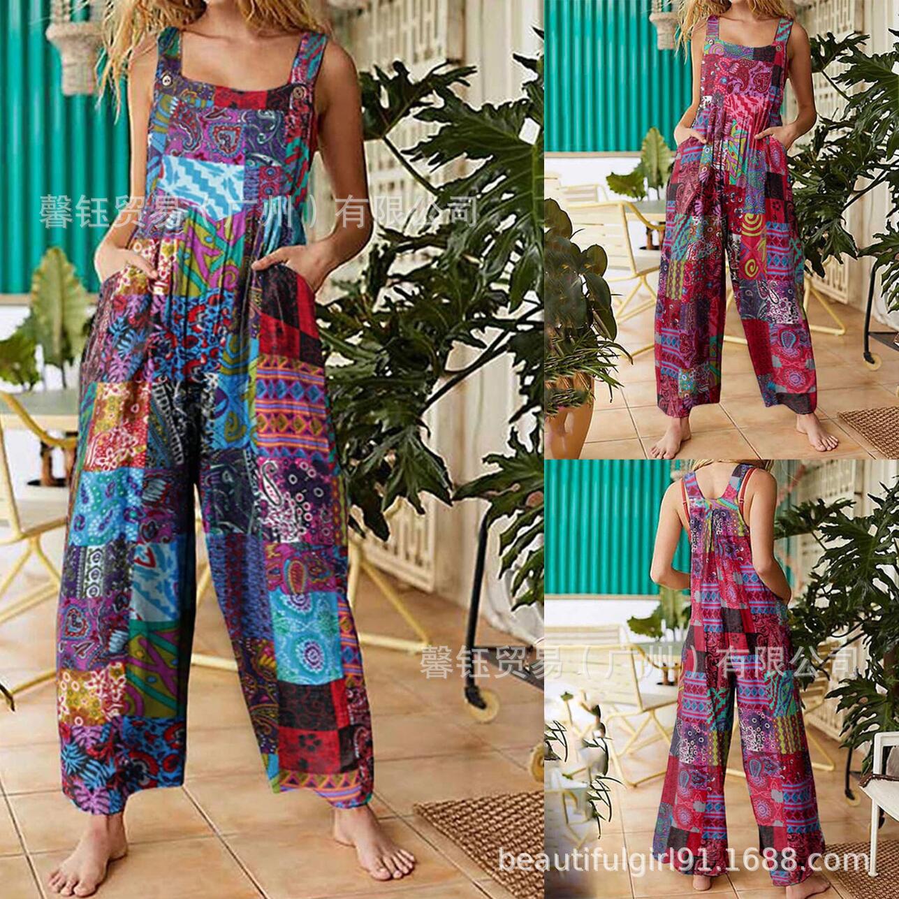 Bohemian Jumpsuit Tribal Patch – обзор и цена Jumpsuit Linen Relaxed