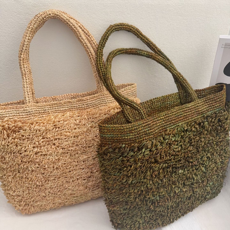 Raffia Hand-crocheted Shoulder – обзор и цена Crochet Bag Raffia