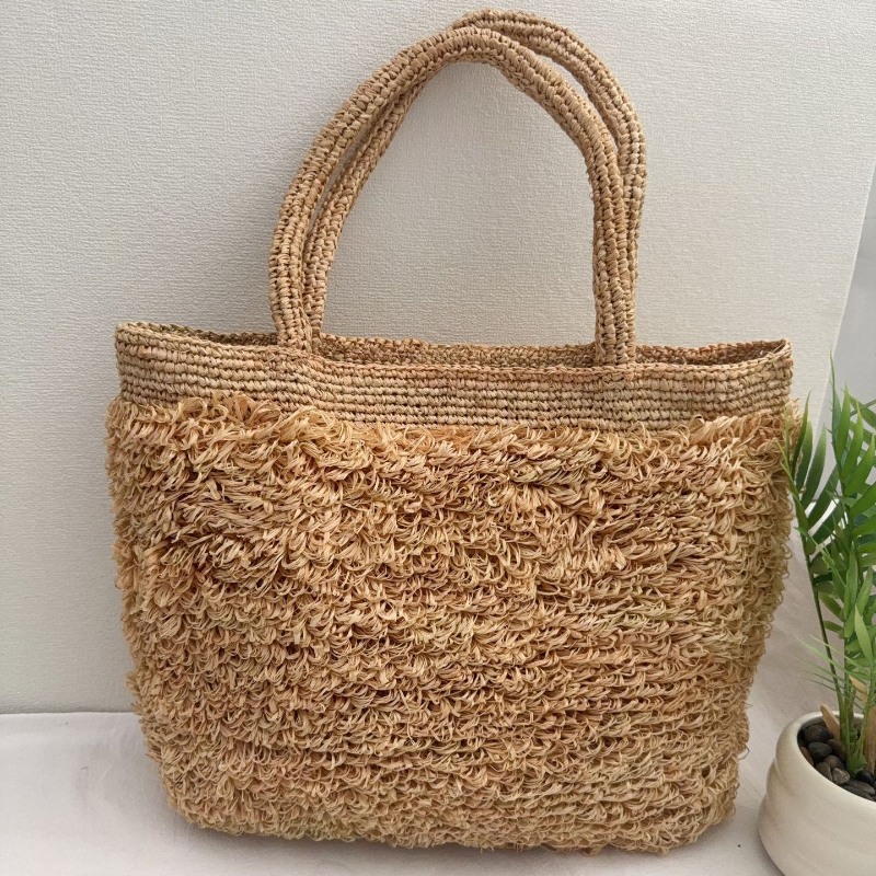 Raffia Hand-crocheted Shoulder – обзор и цена Crochet Bag Raffia