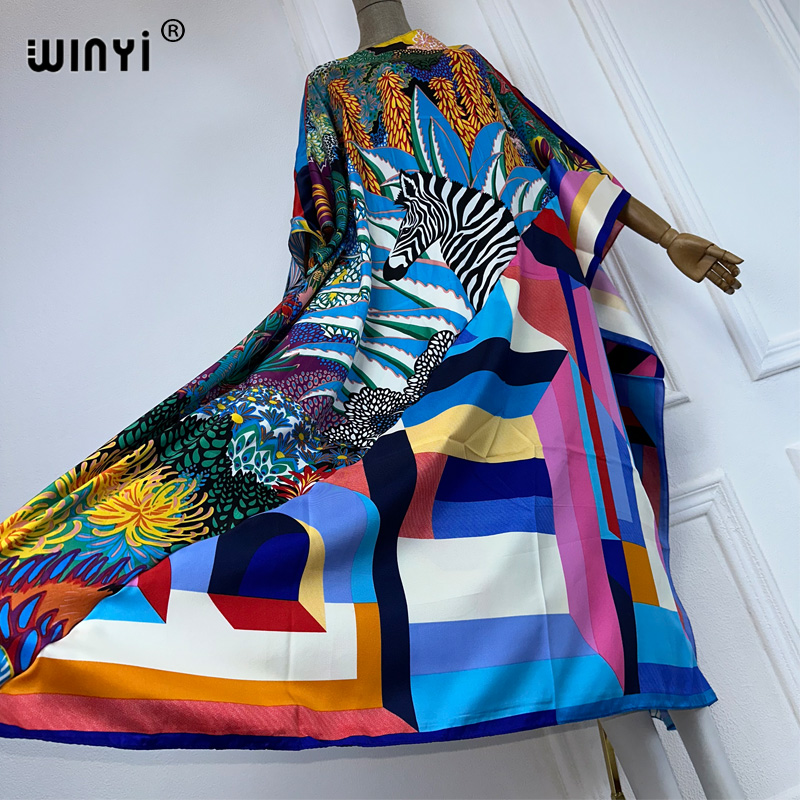 WINYI new high quality Print k – обзор и цена Cover Up Kaftan
