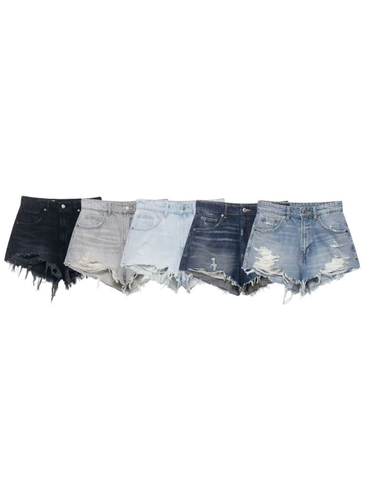 HH Women's High Waisted Denim  – обзор и цена Shorts Denim Frayed
