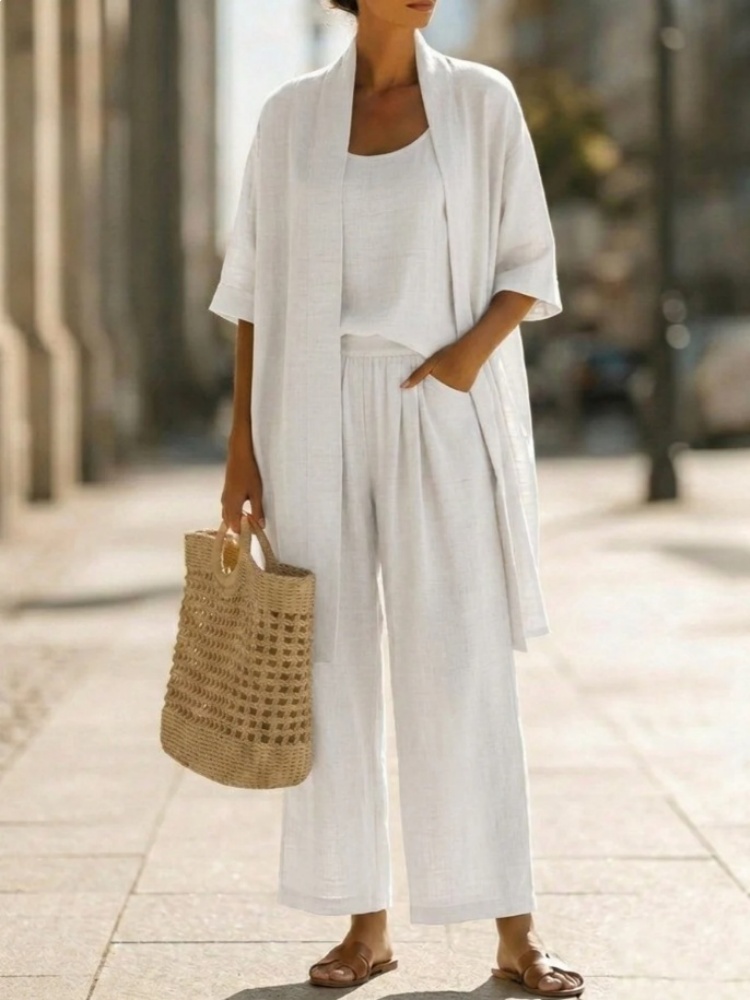 Casual Solid Cotton Linen Loos – обзор и цена Linen Pant Wide