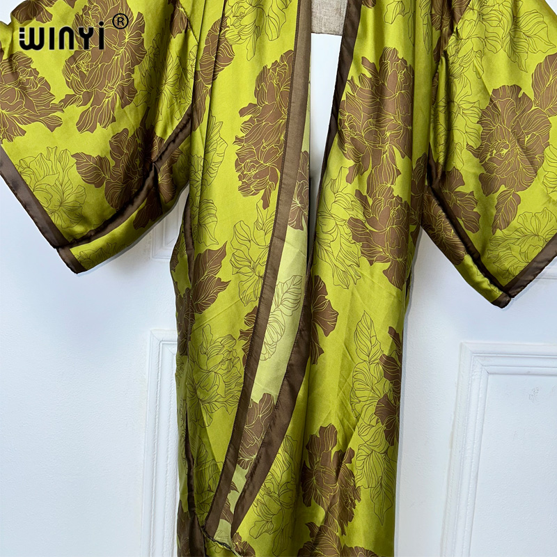 WINYI Africa boho print Kimono – обзор и цена Cover Up Kaftan