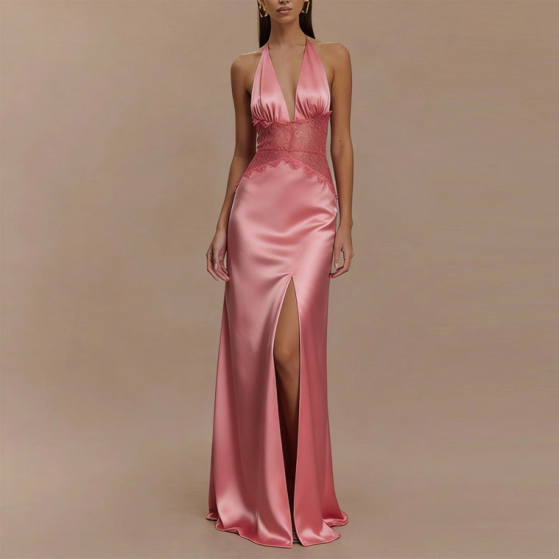 Sexy Backless Halter Maxi Dres – обзор и цена Maxi Dress Halter