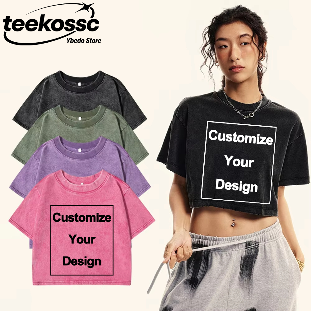 Y2k Custom Solid Washed T-Shir – обзор и цена Crop Top Crochet