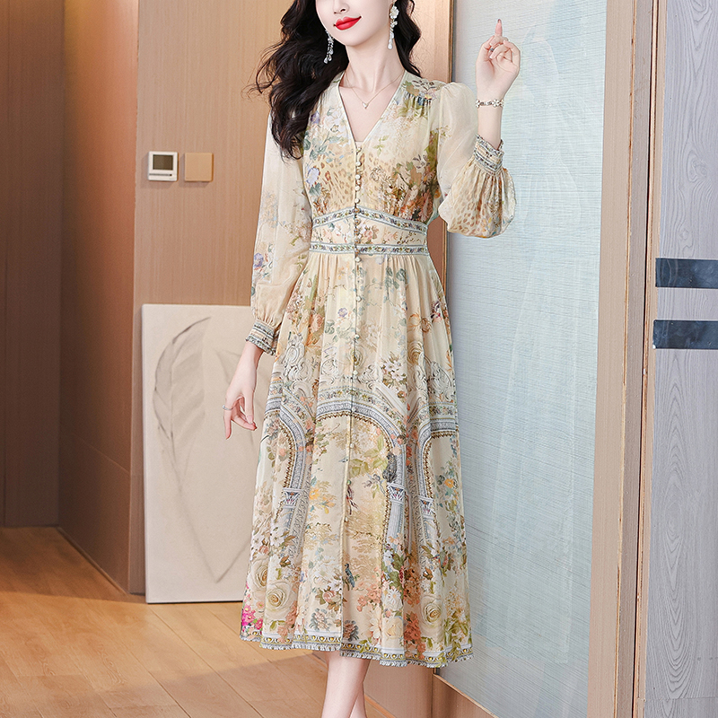 Summer Luxury Silk Floral Beac – обзор и цена Midi Skirt Floral