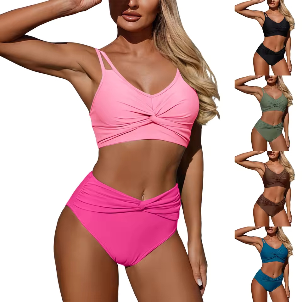 Women High Waisted Bikini Sexy – обзор и цена Swimsuit Bikini Ruched