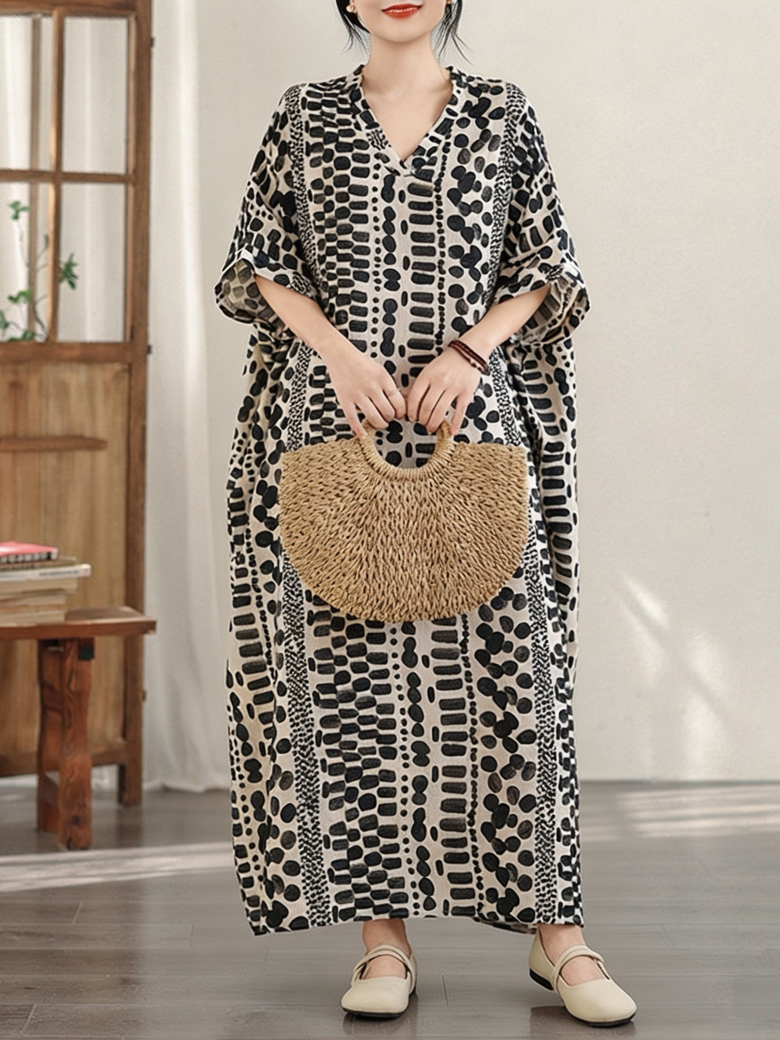 Summer Floral Vacation Style T – обзор и цена Linen Dress Wrap