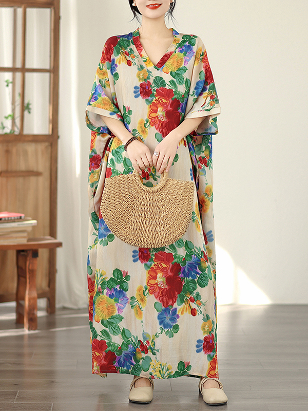 Summer Floral Vacation Style T – обзор и цена Linen Dress Wrap