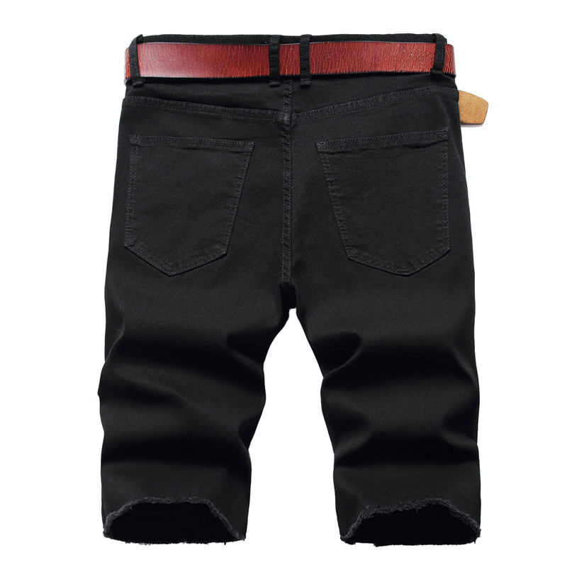 2026 Summer Men's Red Rose Emb – обзор и цена Shorts Denim Frayed